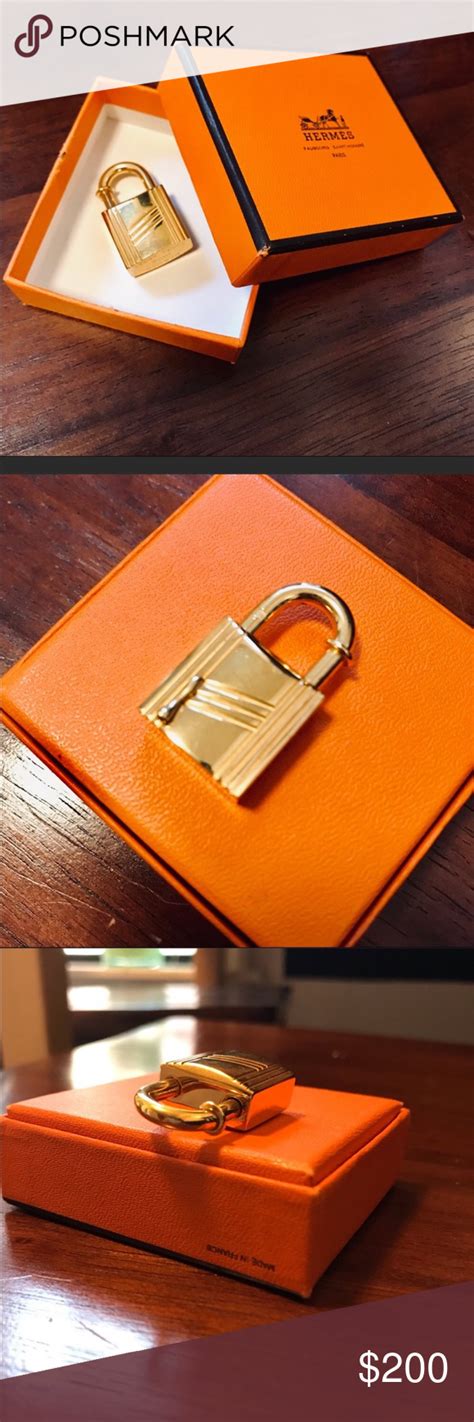 hermes bag with lock|hermes handbag lock for sale.